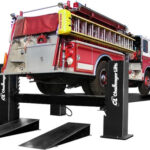 Challenger 44060E HD Chain-Driven Ex-Length 4-Post Lift 60,000 lb - New Black Color