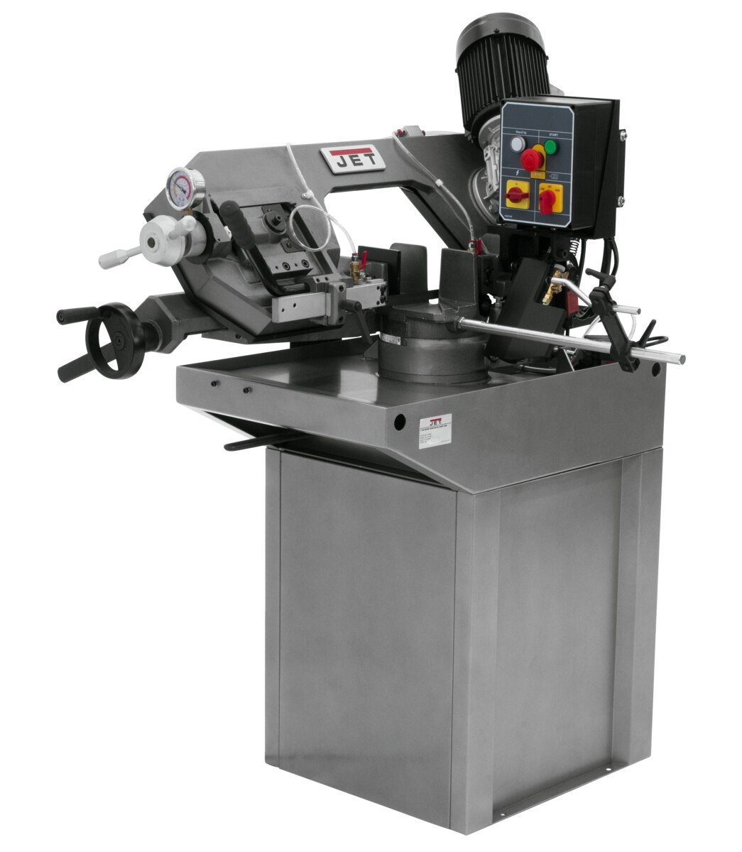 85769517c41b767018c3919b302e7af4b552d397_414464_main.jpg.jpg Jet J-9180-3, 7" Zip Miter Horizontal Bandsaw 414464 - Image 1