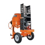 9 Cu Ft Cement Mixer | Brave | Steel Drum | Honda Gas | Towable - Image 13