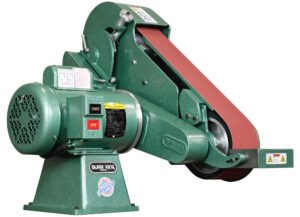 Burr King 4” x 60” Two Wheel 960-400 Fixed Speed 2 HP 220V Single Phase Belt Grinder 95030 - Image 2