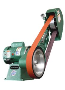 Burr King Knifemaker’s Edge 2” x 72” Two Wheel Belt Grinder with Fixed Speed and 10” Contact Wheel 960-272 98330