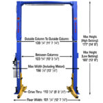 Atlas® Platinum PVL12 ALI Certified 2 Post Lift 12,000 lbs - Image 15