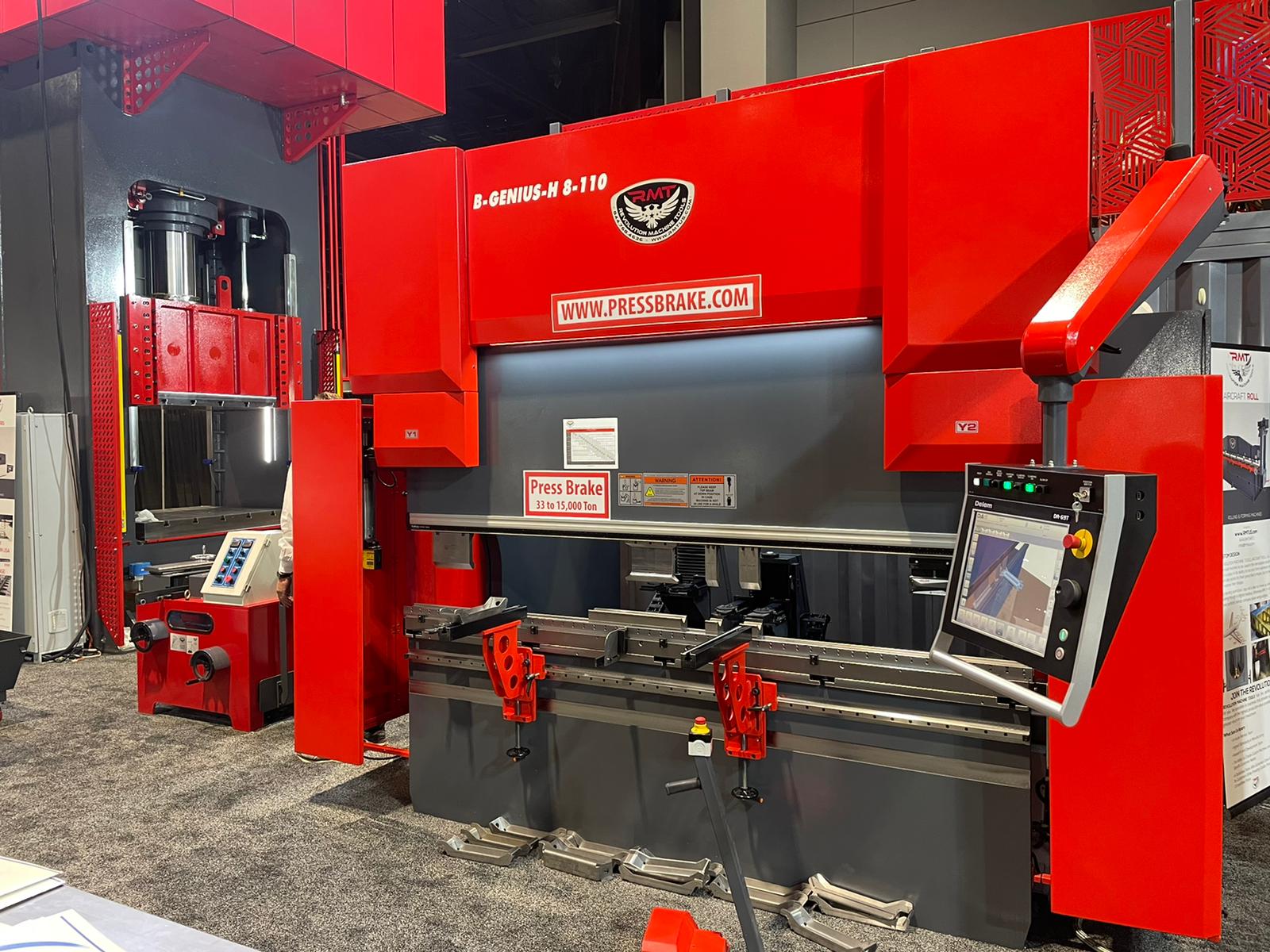 B-GENIUS-H-8-110 Revolution Machine Tools 110 Ton Precision Hybrid Press Brake B-GENIUS-H 8-110 - Image 1