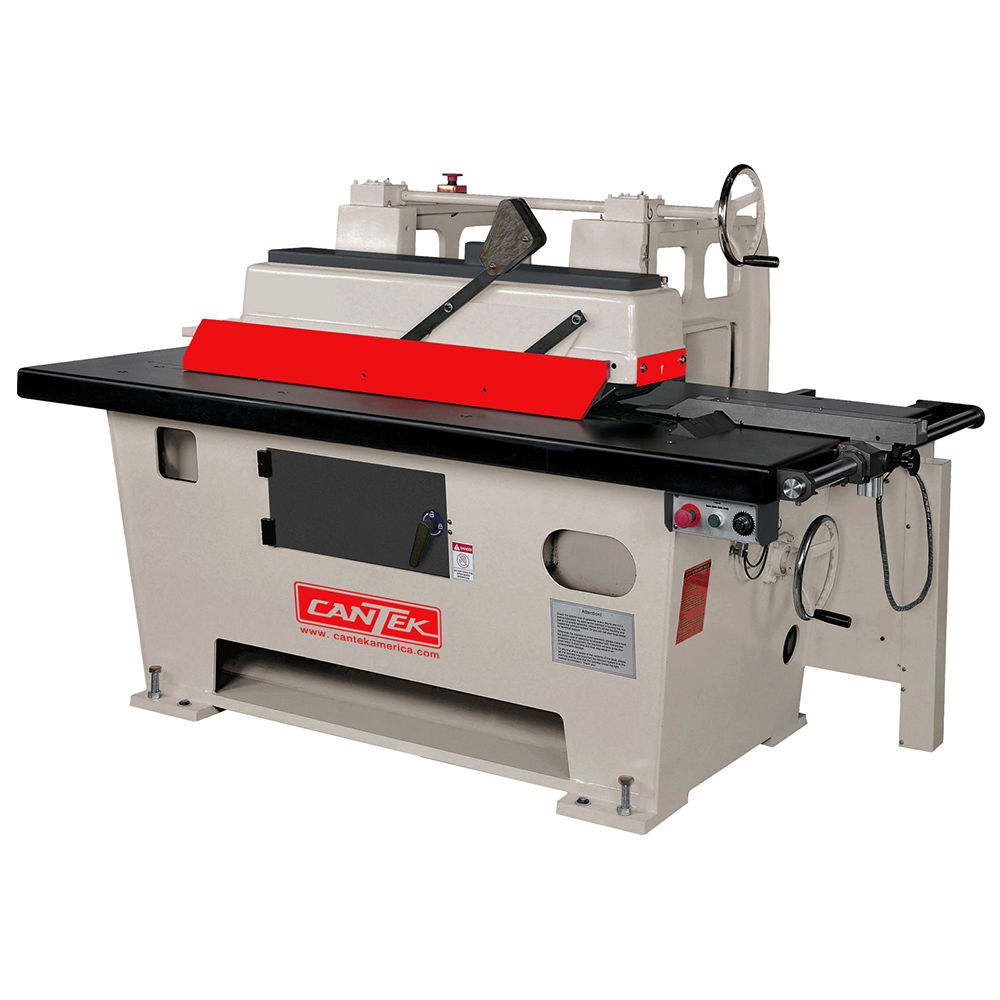 CANR18 Cantek R18 18" Heavy Duty Bottom Cutting Straight Line Ripsaw Three Phase - Image 1