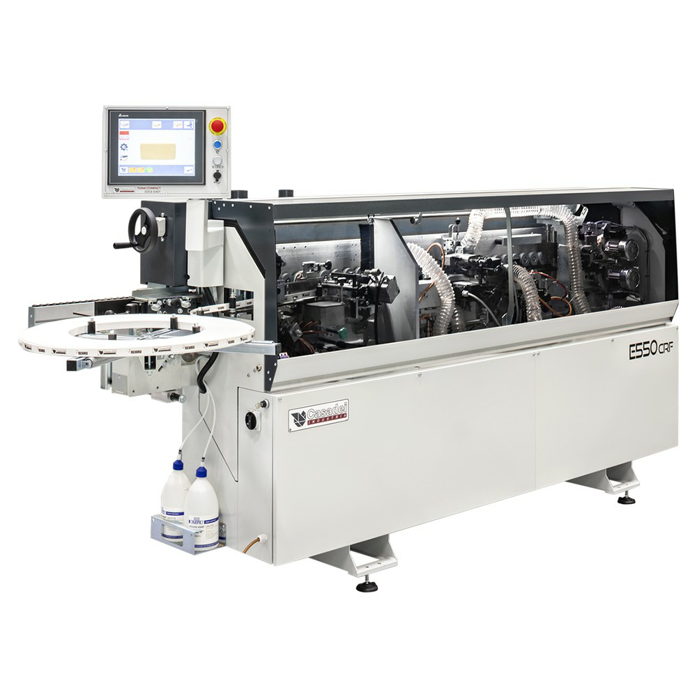 CAS550PMCR-F Casadei E550F Automatic Edgebander with Inferior Glue Pot Hot Melt (EVA)/Chain Panel-Feeding and Pre-Milling - Image 1