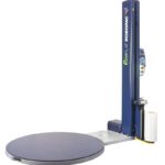 Robopac Ecoplat Semi-Automatic Turntable Stretch Wrapper 86" Wrap Height