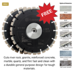 Husqvarna K4000 Cut‑n‑Break Electric Saw + FREE EL35 CnB Diamond Blades + Ironclad Gloves - Image 2