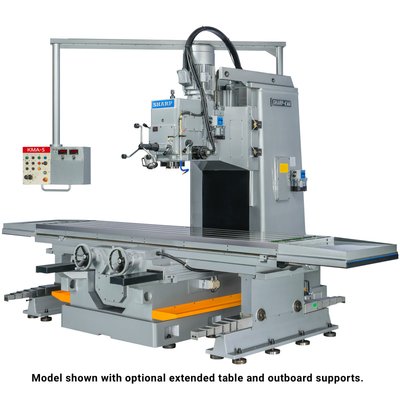 KMA-52028129 Sharp Industries 220V 106” Heavy Duty Vertical Bed Type Mill KMA-5 - Image 1