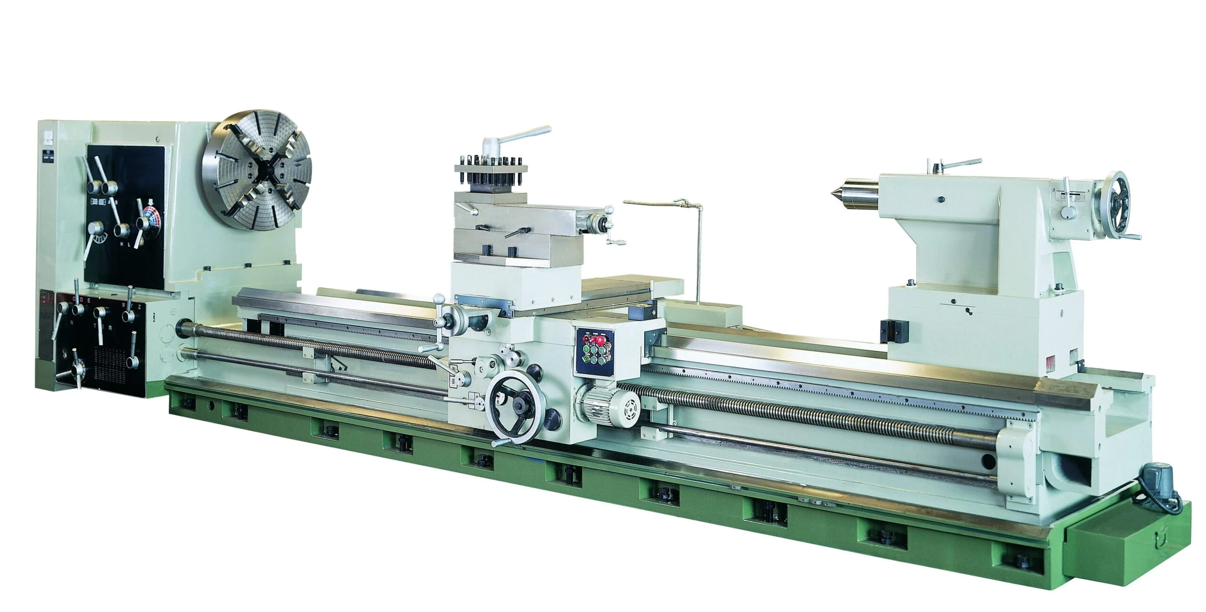 OCL-47240G202620OCL-47360G-2025_0-scaled-1 GMC Machinery 220V Three Phase 47” x 240” 12-Speed Heavy-Duty Oil Country Lathe OCL-47240G - Image 1