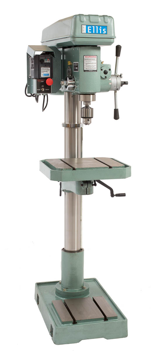 R4A9071-1 Ellis Manufacturing 220V Single Phase Variable Speed Drill Press 9400 - Image 1