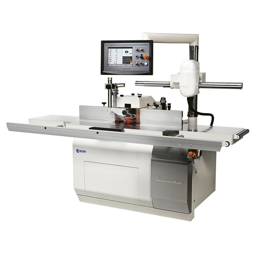 SCMCMTI7 SCM 3-Phase 15Hp L'invincibile HSK Tilting 1.25″ Electrospindle Shaper, 7-axis w/FAST table, 12″ touchscreen, RFID Tool Recognition, w/5.5″ of useable spindle below the nut - Image 1