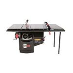 Industrial 7.5HP, 3ph, 480v Cabinet Saw with 52" Industrial T-Glide Advance Rip Fence, Rails & Extension Table