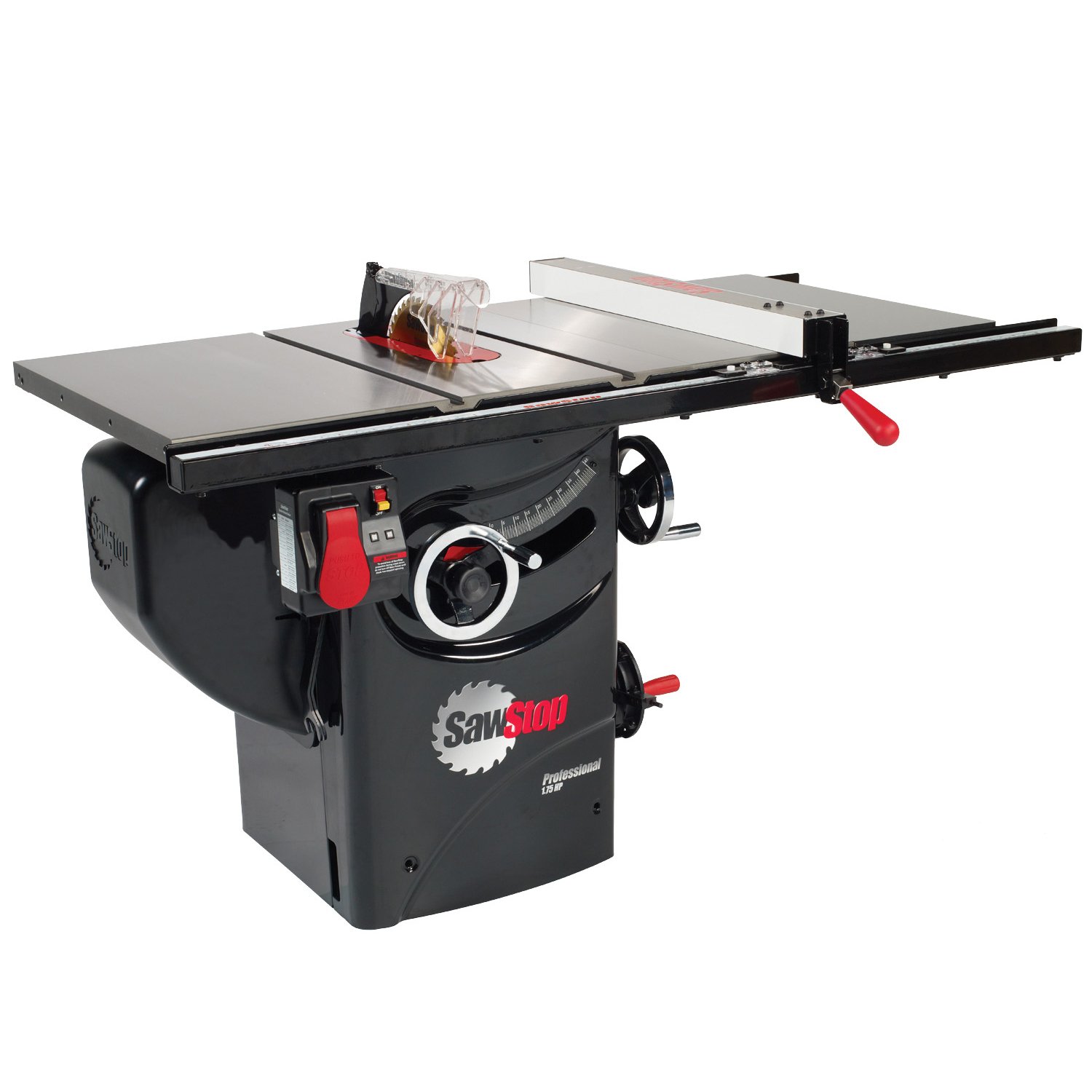 SWSPCS175-PFA30-2 SawStop PCS 10" with 30" Premium Fence System 1.75HP 1PH 120 - Image 1