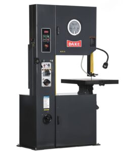Dake Model V-26E 220V Three Phase 26” Throat Heavy-Duty Industrial Variable-Speed Vertical Bandsaw with Power Feed Table 987032-2 - Image 2