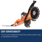 Husqvarna K4000 Cut‑n‑Break Electric Saw + FREE EL35 CnB Diamond Blades + Ironclad Gloves - Image 3