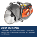Husqvarna K970 Concrete Saw – Gas - Image 3