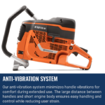Husqvarna K1270 Rail Saw Powerhead – Gas - Image 4