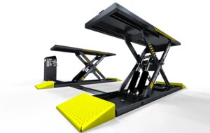 BendPak MDS-6EXT Open-Center Mid-Rise Scissors Lift / Extended Platform 6,000 lb - Image 4