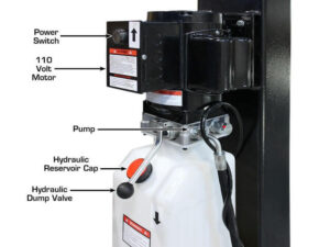 Atlas® Apex 9 ALI Certified 4 Post Hobbyist Parking Lift 9,000 lbs - Image 8