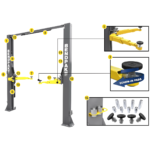 BendPak 10APX Pro Series High-Rise ALI 2 Post Lift Package - Image 18