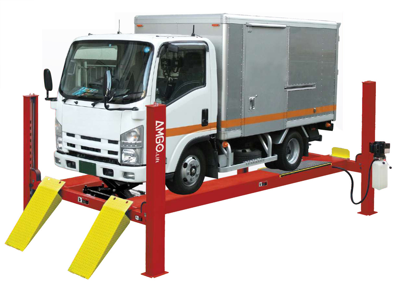 bf29002a-b1be-4065-acee-e8557bc94b2e_PRO-18-18A__66768.1761083292.jpg AMGO® Hydraulics PRO-18A 4 Post Truck Alignment Lift 18,000 lbs - Image 1
