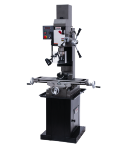Jet JMD-45VSPF Variable Speed Square Column Geared Head Mill/Drill with Newall DP500 2-Axis DRO & X-Axis Powerfeed 351163 - Image 2