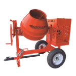 9 Cu Ft Concrete Mixer | Crown | Steel Drum | Honda Gas | Towable