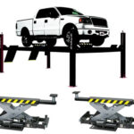 Challenger 4P14XFX 4P14series Ex-Length Hydraulic 4 Post Lift 14,000 lbs Combo
