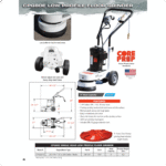 Concrete Surface Grinder – Core Prep CPG80E – Single Head – 8″ - Image 5