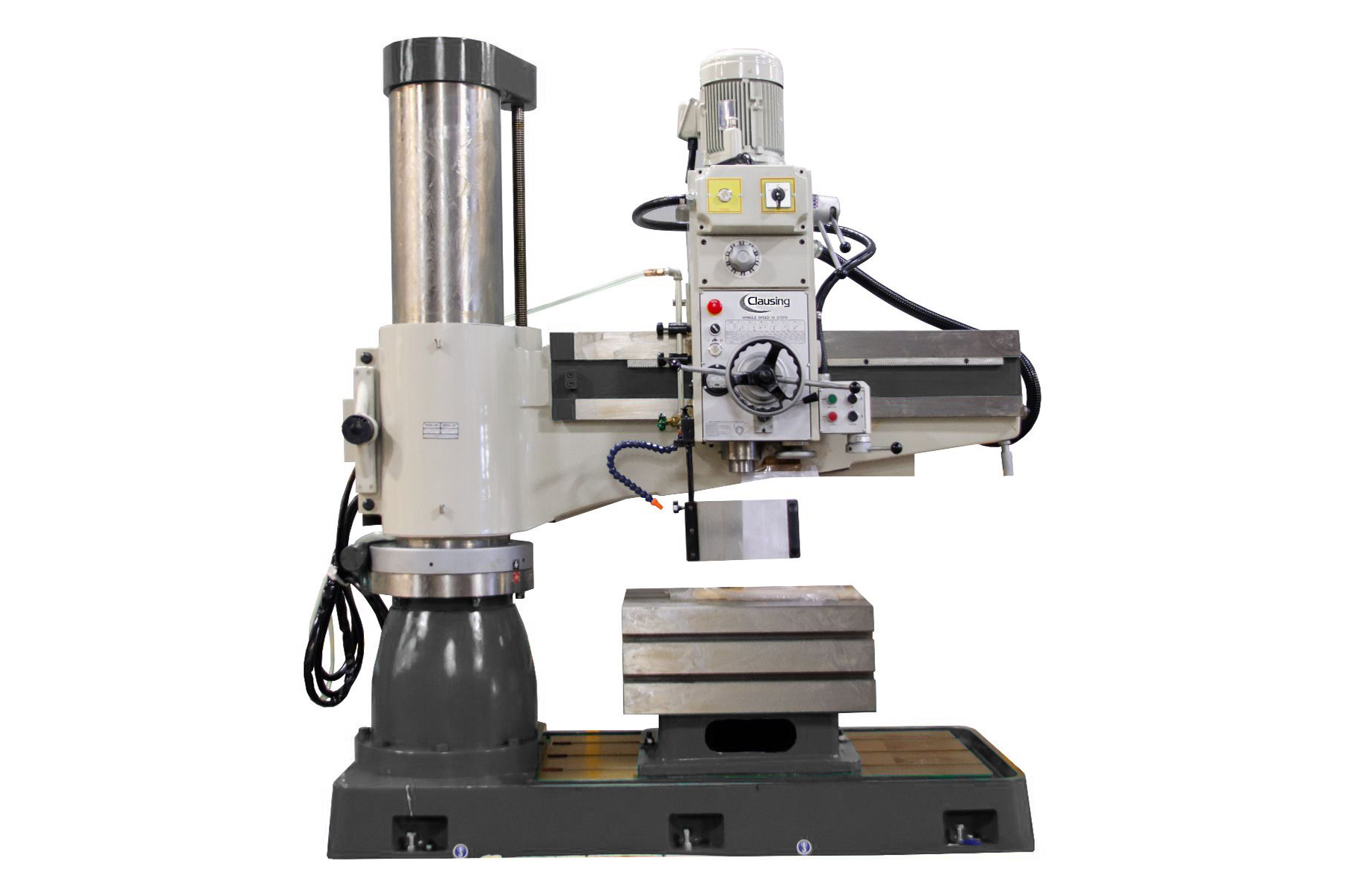 clc1600h_clausing_radial_drill_63in_arm-1 Clausing 230V Three Phase 63” Arm 12-Speed Radial Drill with Hydraulic Clamping System CLC1600H - Image 1