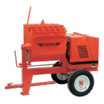 6 Cu Ft Towable Mortar Mixer | Honda Gas 5.5HP | Steel Drum