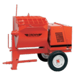 10 Cu Ft Mortar/Plaster Mixer Honda Gas Engine | Highway Towable