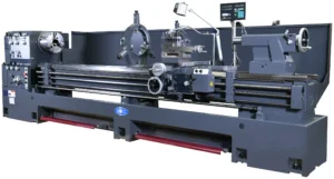 GMC Machinery 220V Three Phase 33” x 80” 12-Speed Heavy-Duty Precision Gap Bed Lathe with DRO GML-3380T