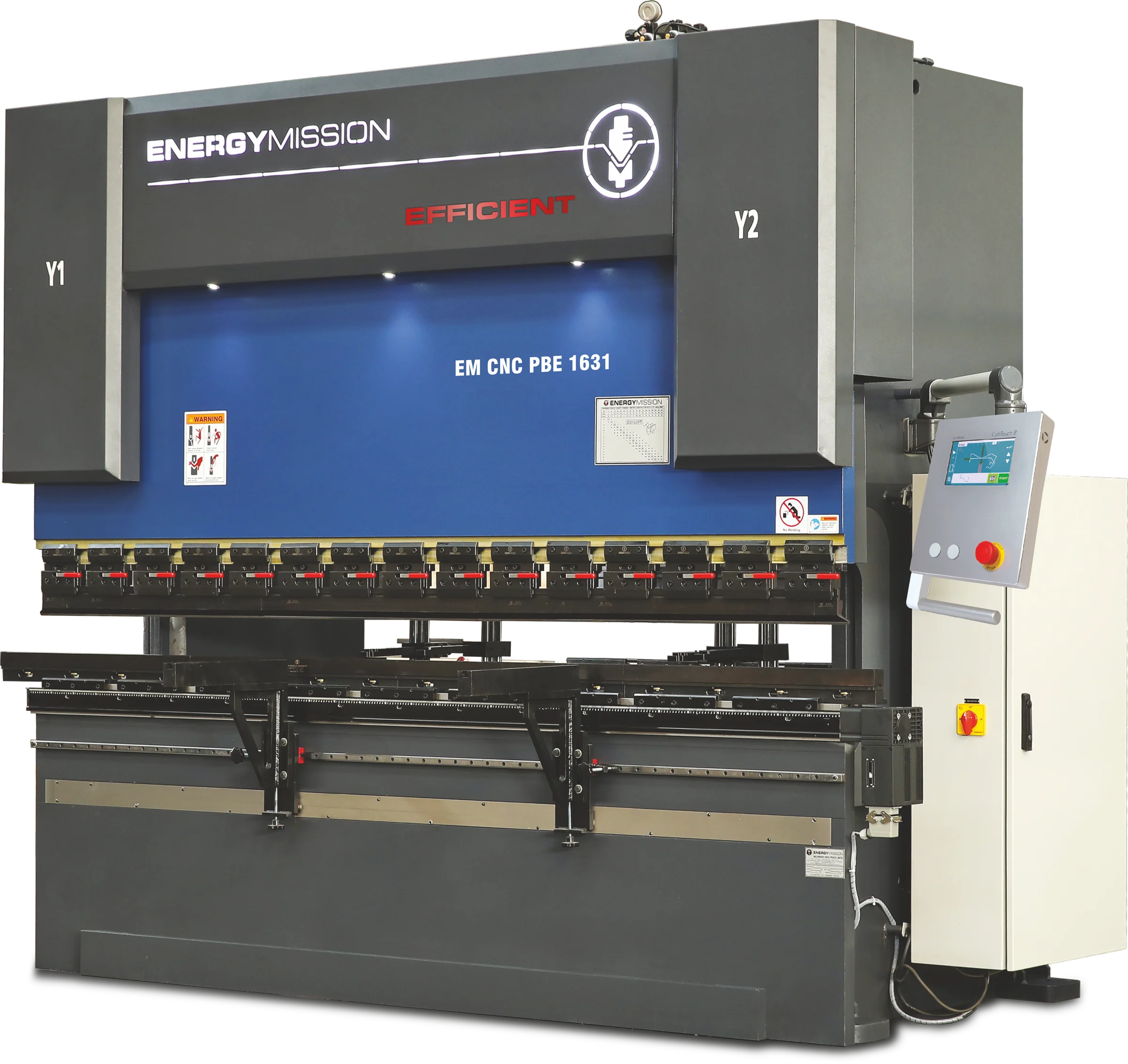dec-catalog-7f25503ec845ac146a-5 Bud’s Machine Tools Efficient Series 160 Ton x 8ft 480V Three Phase Hydraulic CNC Press Brake PBE-1625 - Image 1