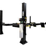 Challenger AR4115XAO Ex-Length Open Front 15,000 lbs 4 Post Alignment Rack Package - Black Only