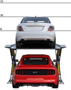 BendPak Autostacker™ A6S Scissors Parking Lift Platform 6,000 lb w/Power Unit Console - Image 5