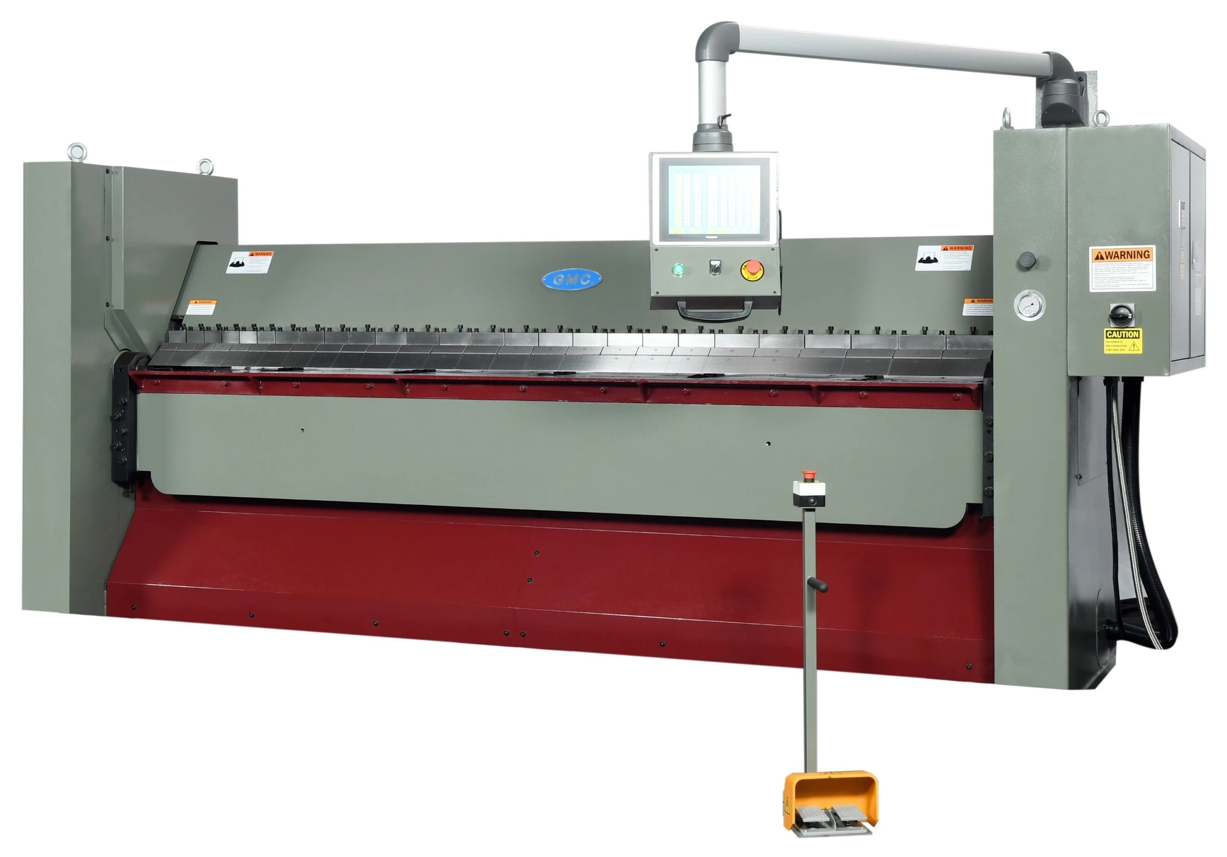 hbb-1010nc-scaled-1 GMC Machinery 10’ x 10 Ga NC Hydraulic Box & Pan Brake with 48” Table Back Gauge HBB-1010NC - Image 1