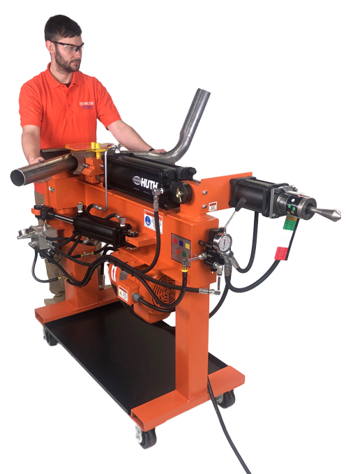 huth1605photo01_0 Huth 220V Three Phase 5HP 1605 Manual Knee Control Pipe Bender with 023 Die Package HB-05 - Image 1