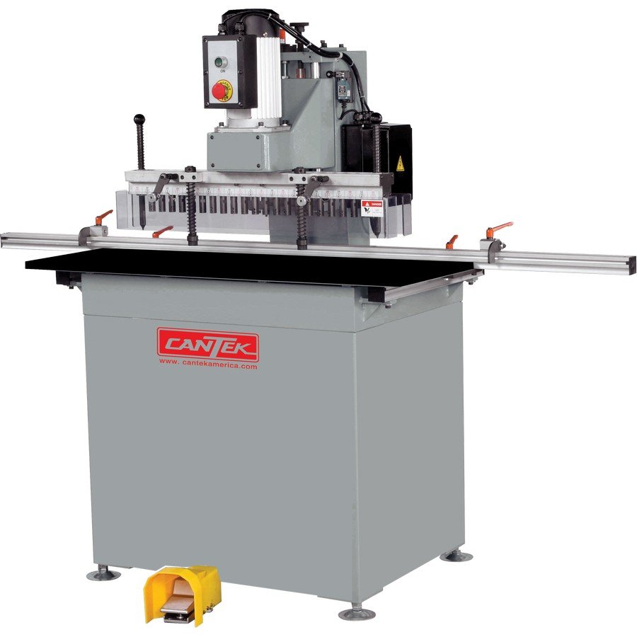 jb21p20no20bg Cantek JB21P Pneumatic Stroke 21 Spindle Line Boring Machine - Image 1