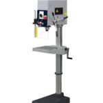 Clausing Erlo Belt-Drive 230V Three Phase 25.2” Electric Variable-Speed Round-Column Floor Drill Press KL25EV