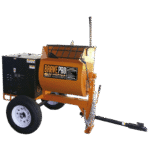 Brave Mortar Mixer | 6 Cu. Ft. Steel Drum | Honda GX239 Gas