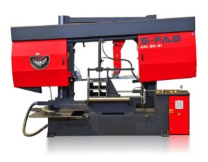 Revolution Machine Tools 10HP Semi-Automatic Column Type Single Miter Band Saw S-FAB CM 30-31 - Image 4