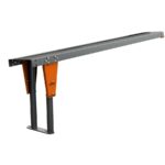 TigerStop TABNR24-T Solid Material Handling Table with 10 Degree Tilted Brackets 26' L x 14.44" W